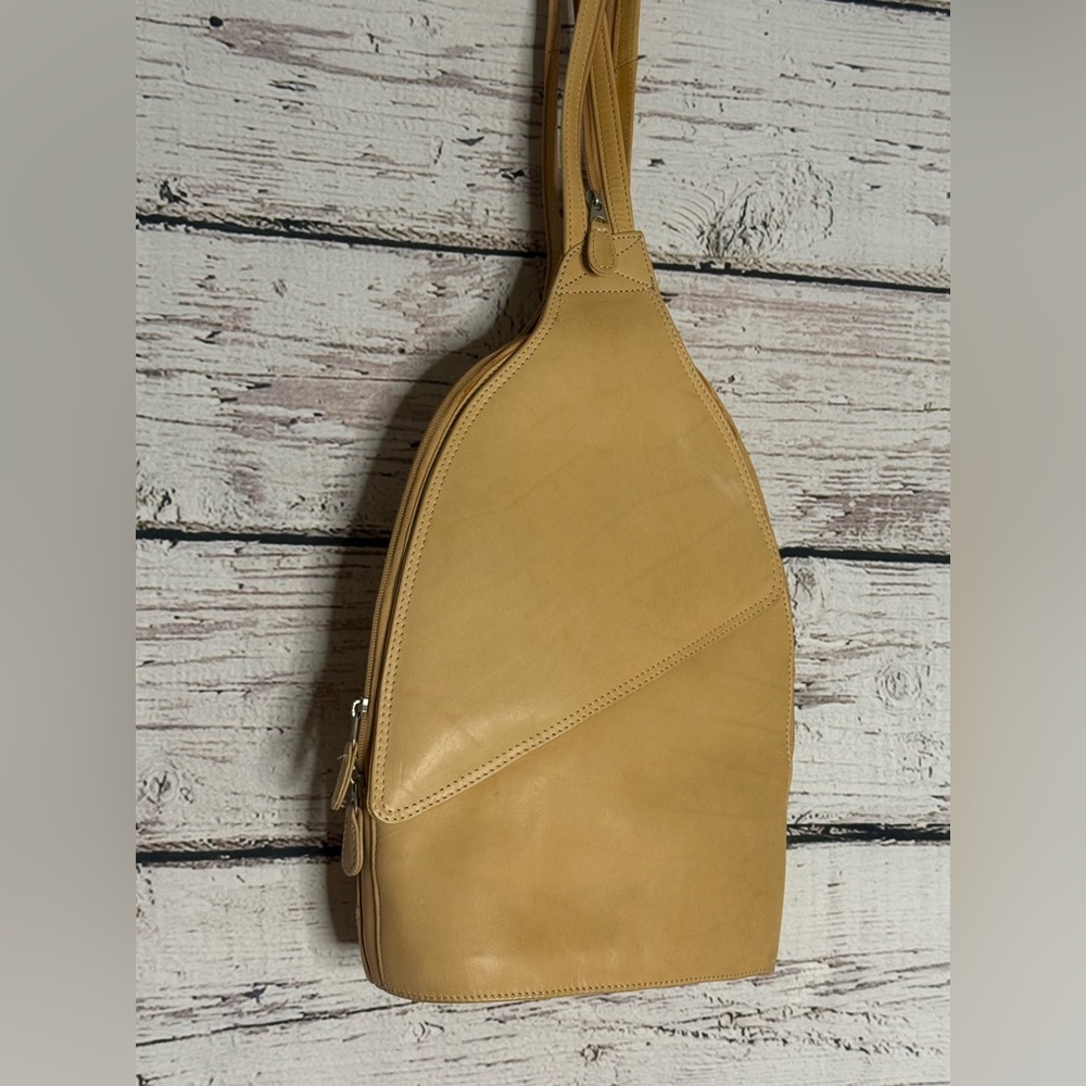 Vintage Chaos Leather old school Sling Bag